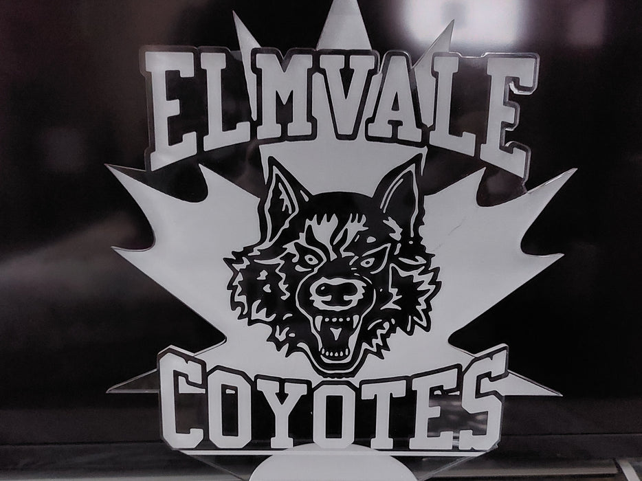 Elmvale Coyote Neon Light