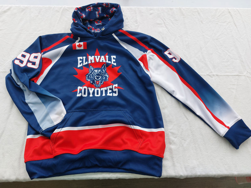 Elmvale Coyotes Custom Sublimated Team Hoodie