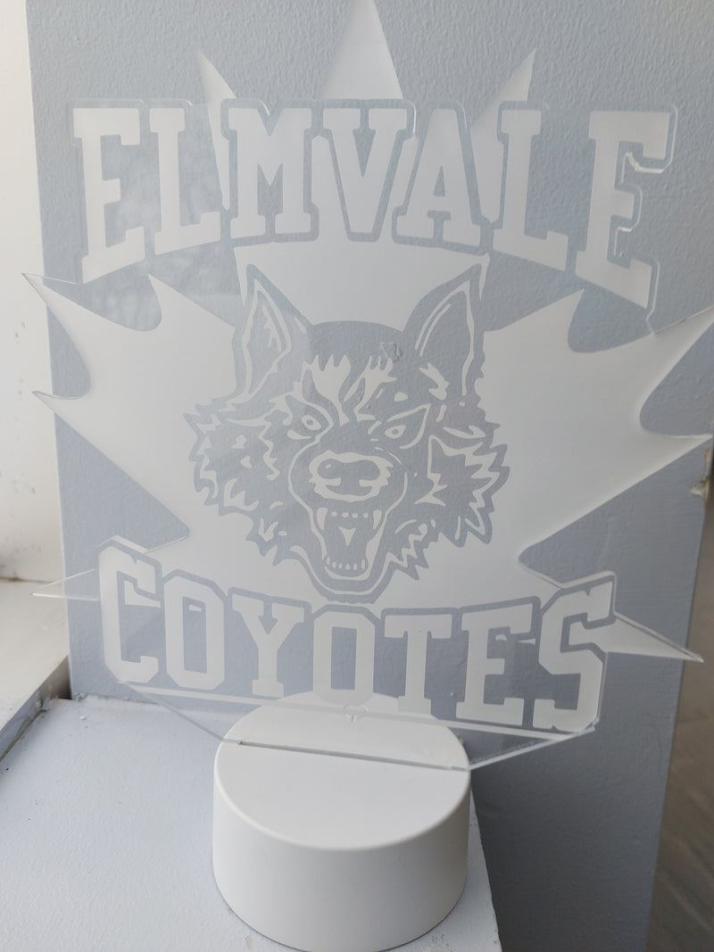 Elmvale Coyote Neon Light