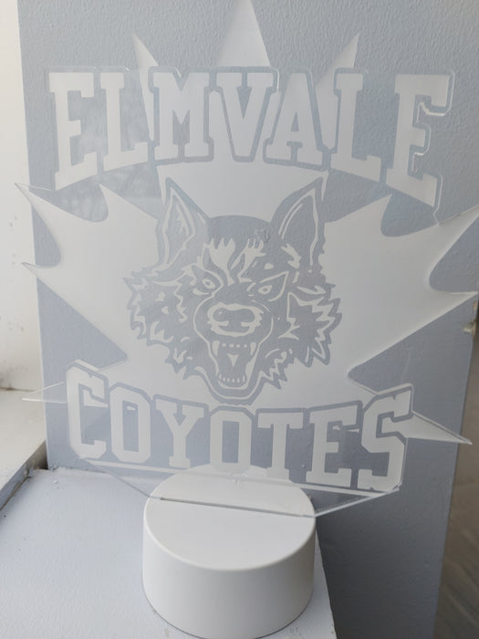 Elmvale Coyote Neon Light