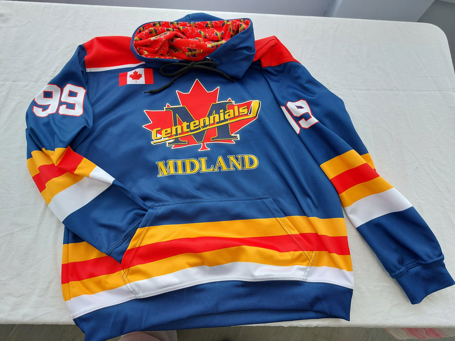 Midland Centennials Custom Sublimated Team Hoodie