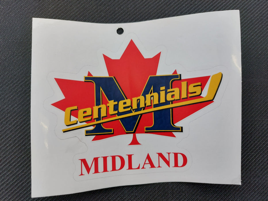 Midland Centennials Car Decal