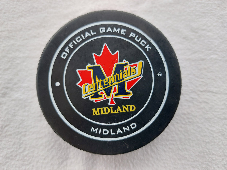 Midland Centennials Hockey Puck