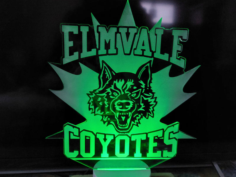 Elmvale Coyote Neon Light