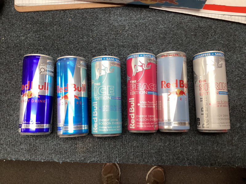 RED BULL DRINK:  250ml