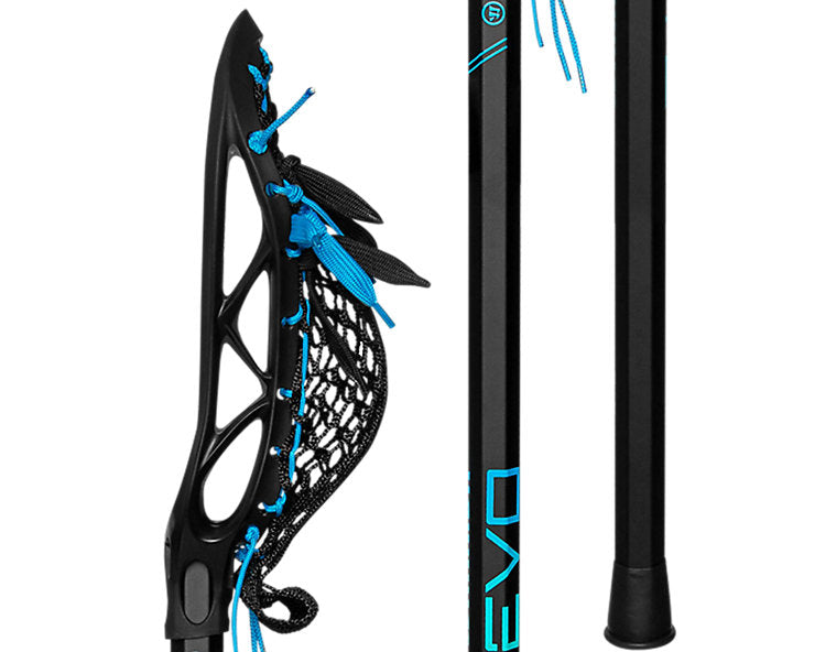 Warrior EVO Junior Black Lacrosse Complete Stick (2024)