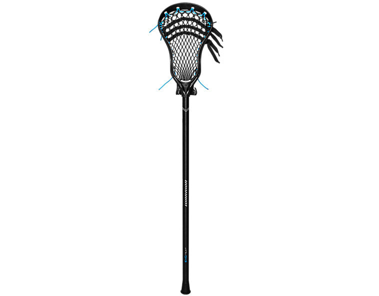 Warrior EVO Next Black Complete Lacrosse Stick (2024)