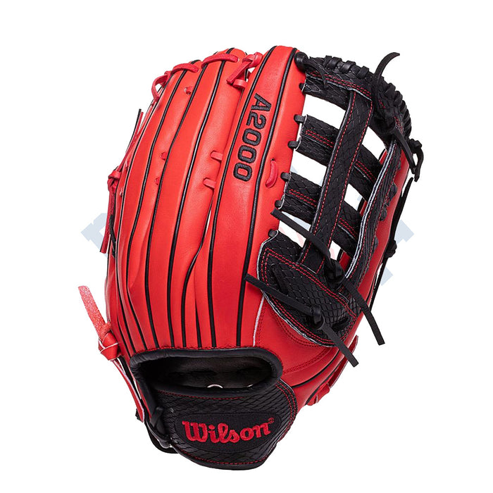 Wilson A2000 13.5 inch Red/Black SnakeSkin (2022)