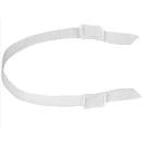 White Chin Strap with 2 Slider Buckles