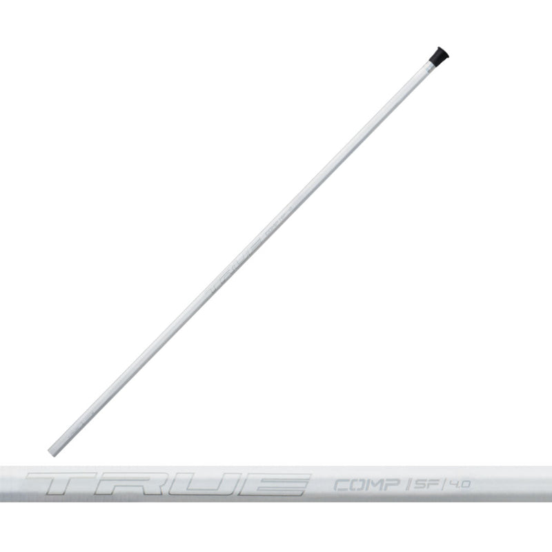 True COMP 4.0 Constrictor Grip Defense Lacrosse Shaft White