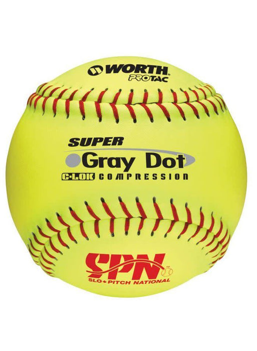 SPN GREY DOT Softballs