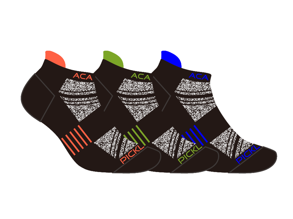 Acacia Pickleball Ankle Socks (3 pairs set)