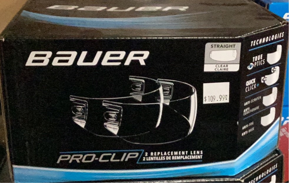 Bauer Pro Clip 2-Pack of Replacement Lens
