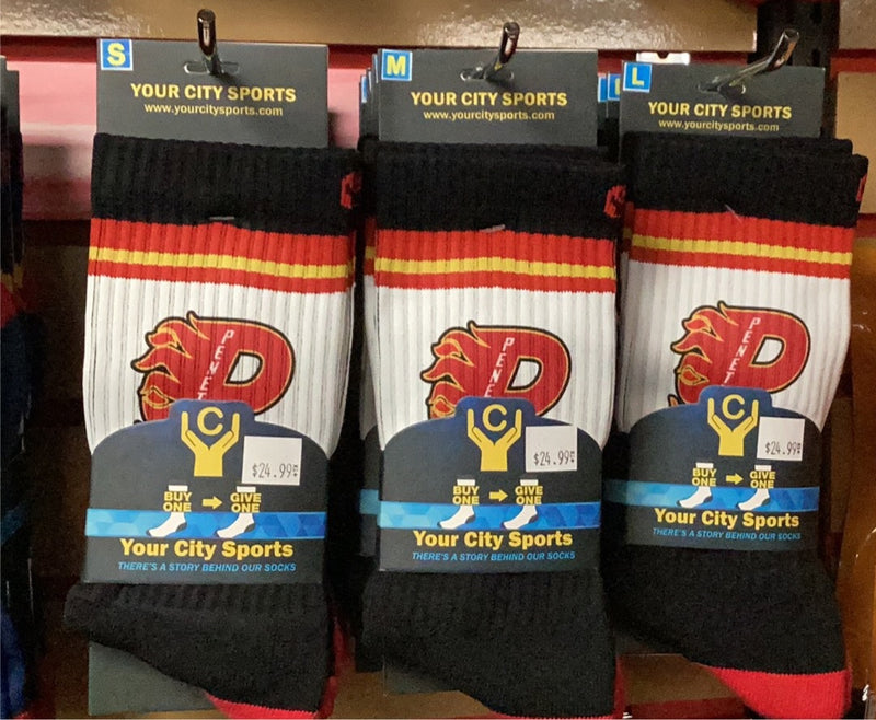 Penetang Flames Crew Socks