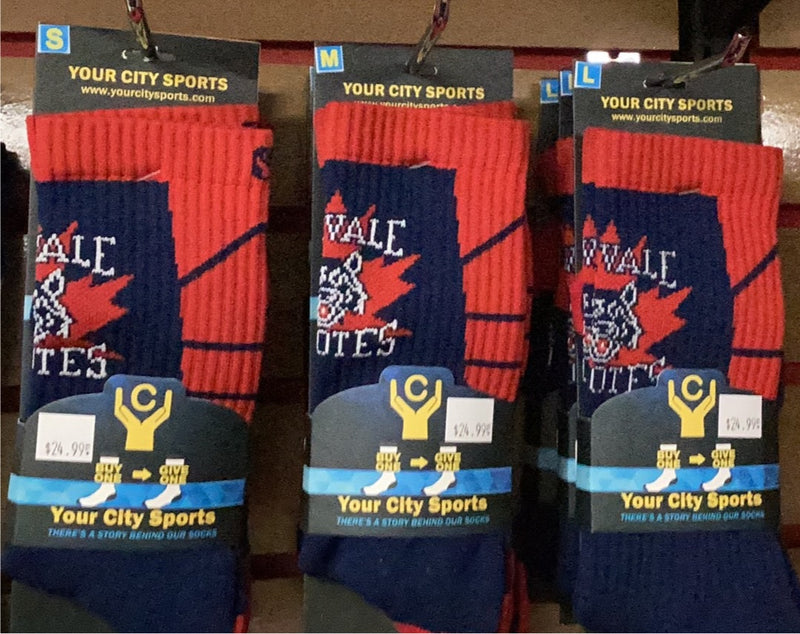 Elmvale Coyotes Crew Socks