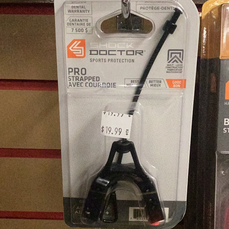 Shock Doctor pro strapped mouth guard